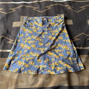 Toad & Co Chaka Skirt - Blue Daisy
